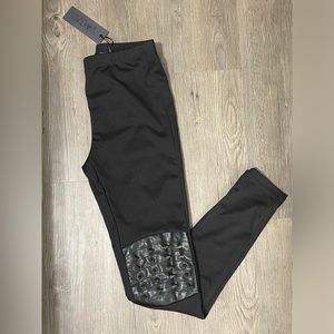 NWT Dolls Kill / Widow Spiked Black Leggings